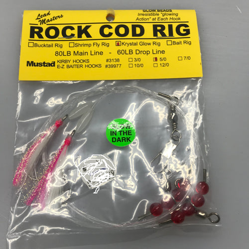 Lead Master Rock Cod Rig Glow 5/0